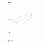 Схема узла: Сиденье для Suzuki RM-Z250