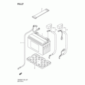 Схема вузла: Акумулятор для Suzuki GSF650 Bandit