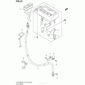 Схема узла: Электрооборудование для Suzuki DR-Z400 DR-Z400SM