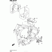 Схема вузла: Рама (Vl800Bl5 E28) для Suzuki VL800 Boulevard C50T