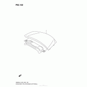 Схема вузла: Заглушка (Опція) для Suzuki AN650 Burgman (EU analogue of SkyWave)