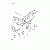 Схема вузла: Рама для Suzuki GSX1100