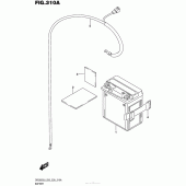 Схема вузла: Акумулятор для Suzuki DR200 DR200S