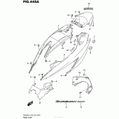 Схема вузла: Бічні панелі для Suzuki UH200 Burgman
