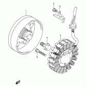 Схема вузла: Генератор для Suzuki GSX-R600