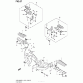 Схема вузла: Підніжки для Suzuki VZR1800 Boulevard M109R BOSS