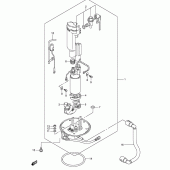 Схема вузла: Паливний насос Suzuki GSX-R1000