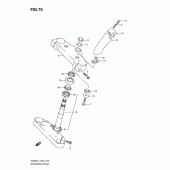 Схема узла: Рулевая траверса для Suzuki VZ800 Intruder M800/ Boulevard M50