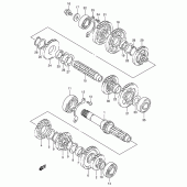 Схема вузла: Трансмісія для Suzuki VX800 VX800