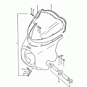 Схема узла: Облицовочные элементы (Optional) для Suzuki GSX400