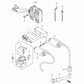 Схема вузла: Електроустаткування (Model k1/k2/k3/k4) для Suzuki VL800 Intruder Volusia