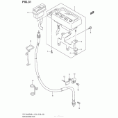 Схема вузла: Speedometer (Dr-Z400Sml4 E33) для Suzuki DR-Z400 DR-Z400SM