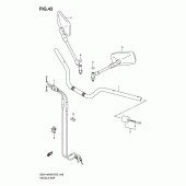 Схема узла: Руль & Тросики для Suzuki GSX1400