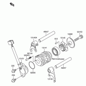 Схема узла: Переключение/вилка переключения для Suzuki DR-Z110