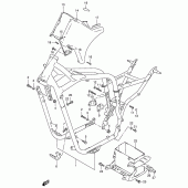 Схема вузла: Рама для Suzuki VS600 Intruder 600
