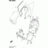 Схема узла: Накладка фары (For Bbd) (Vzr1800Bzl7 E03) для Suzuki VZR1800 Boulevard M109R B.O.S.S