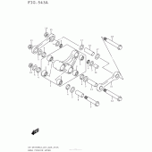 Схема вузла: Важіль прогресії для Suzuki DR-Z400 DR-Z400SM