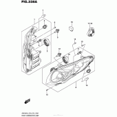Схема вузла: Фара для Suzuki AN400 Burgman (EU analogue of SkyWave)