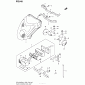 Схема узла: Задний фонарь (Стоп-сигнал) (Gsx1300Ral4 E28) для Suzuki GSX1300 Hayabusa