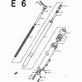 Схема вузла: Для спеціального ринку (E2) для Suzuki GS1000