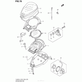 Схема вузла: Speedometer (Vl800Tl3 E28) для Suzuki VL800 Boulevard C50C