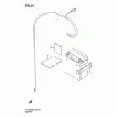 Схема узла: Аккумулятор для Suzuki DR200 DR200SE