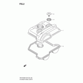 Схема вузла: Клапанна кришка Suzuki RM-Z450