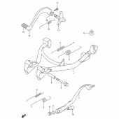 Схема вузла: Підставка для Suzuki GSX600 Katana