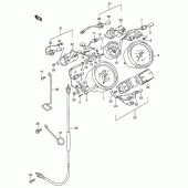 Схема вузла: Спідометр для Suzuki GSX750 Katana