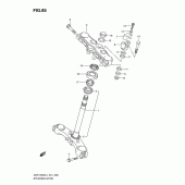 Схема вузла: Рульова траверса (Gsf1250sal1 e24) для Suzuki GSF1250 Bandit S