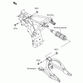 Схема вузла: Suspension ignition coil для Suzuki DR-Z110