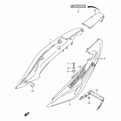 Схема вузла: Бічні панелі (Model k1) для Suzuki GS500