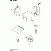 Схема вузла: Електроустаткування (Gsx-R750L6 E33) для Suzuki GSX-R750