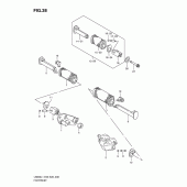 Схема узла: Подножки для Suzuki LS650 Boulevard S40