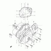 Схема вузла: Кришки картера для Suzuki TU125