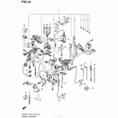 Схема вузла: Wiring Harness (An650Zl4 E28) для Suzuki AN650 Burgman (EU analogue of SkyWave)