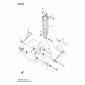 Схема вузла: Важіль прогресії для Suzuki GSR600