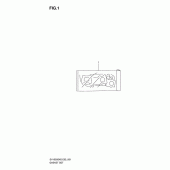 Схема вузла: Ремкомплект прокладок двигуна для Suzuki SV1000