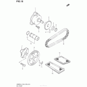 Схема вузла: Масляний насос для Suzuki AN650 Burgman (EU analogue of SkyWave)