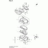 Схема вузла: Speedometer (Vzr1800Bzl4 E33) для Suzuki VZR1800 Boulevard M109R BOSS