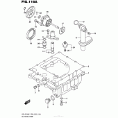 Схема вузла: Масляний насос & Піддон для Suzuki GSX-S1000