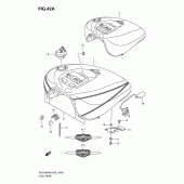 Схема вузла: Паливний бак (Vlr1800tk8/tk9) для Suzuki VLR1800 Intruder C1800R/ Boulevard C109R