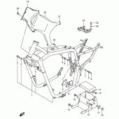 Схема вузла: Рама (Model k4) для Suzuki VS1400 Boulevard S83
