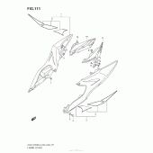 Схема вузла: Бічні панелі (Gsx-R1000Zl3 E03) для Suzuki GSX-R1000