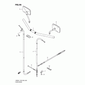 Схема узла: Руль & Тросики для Suzuki LS650 Boulevard S40