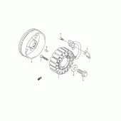 Схема узла: Статор & Ротор для Suzuki GSX1300 Hayabusa