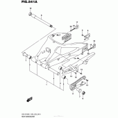 Схема вузла: Задній важіль (Маятник) для Suzuki GSX-S1000
