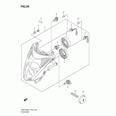 Схема узла: Фара (Gsx1300rl1 e24) для Suzuki GSX1300 Hayabusa