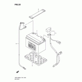 Схема вузла: Акумулятор (Gsf1250sal1 e24) для Suzuki GSF1250 Bandit S