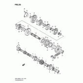 Схема узла: Трансмиссия для Suzuki GSX-R600